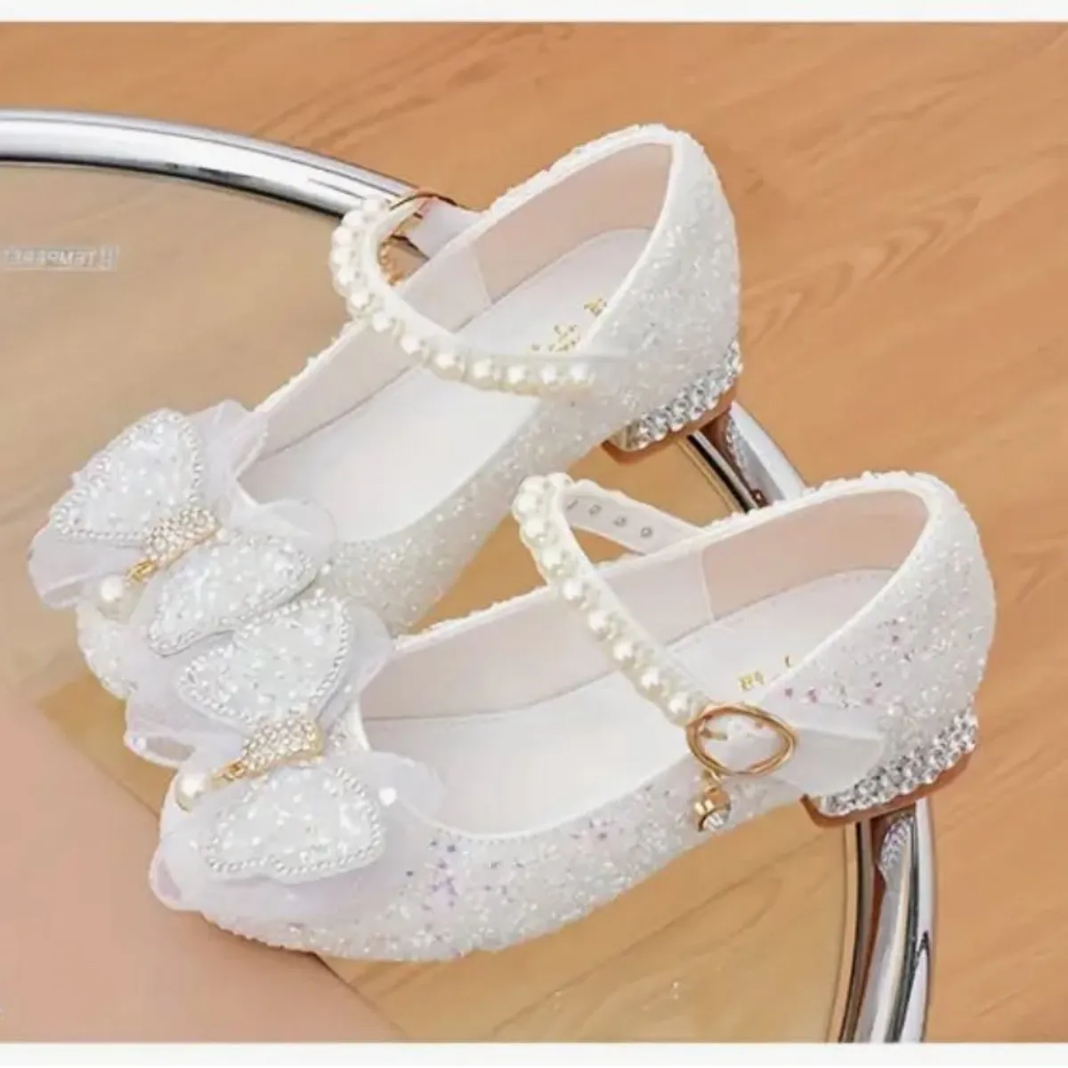 BABOLAT - Zapatos Niña Elegantes Primera Comunión Matrimonio Boda Pajecita