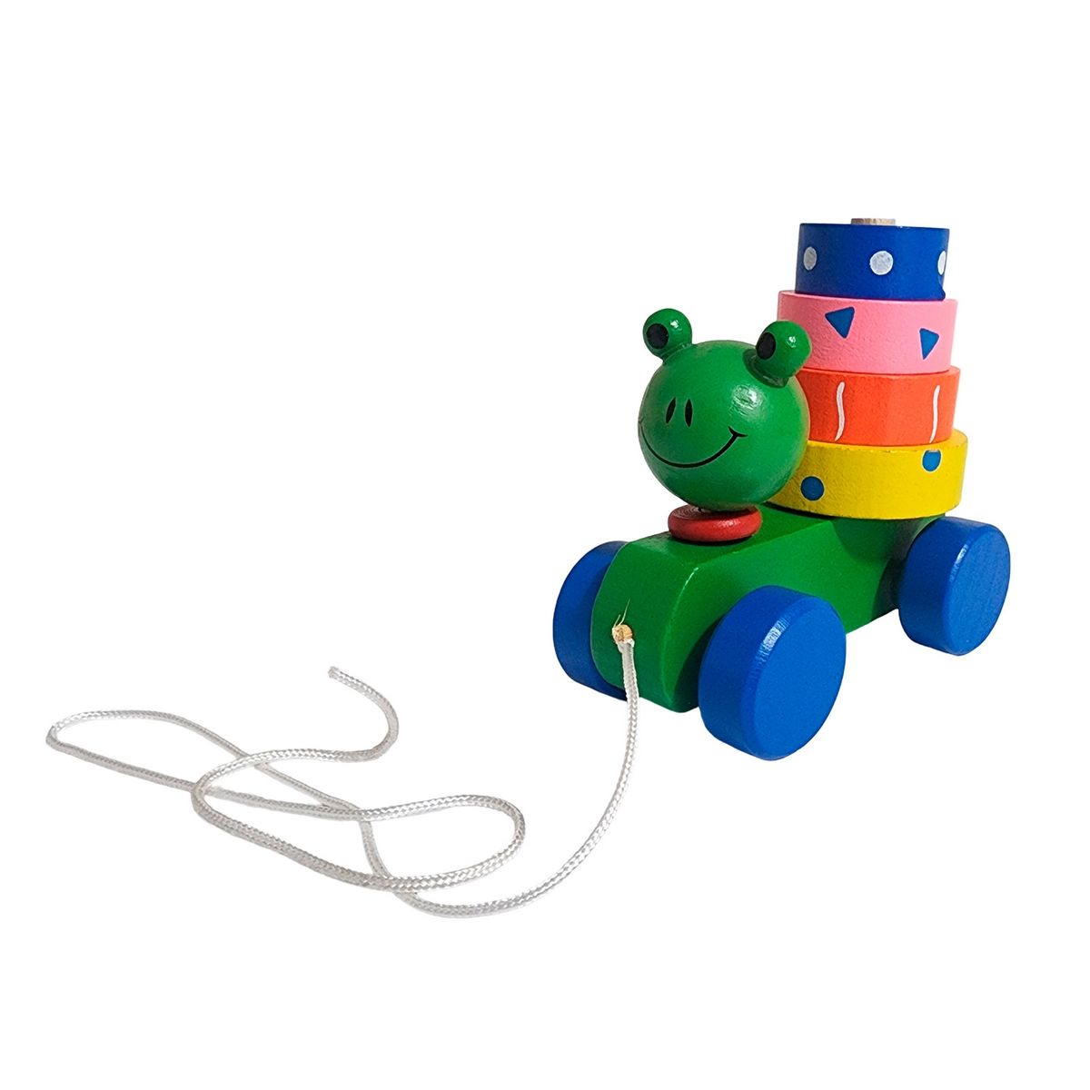 GENERICO - Carro De Madera Juguete Aprendizaje Encastre Figuras Colores