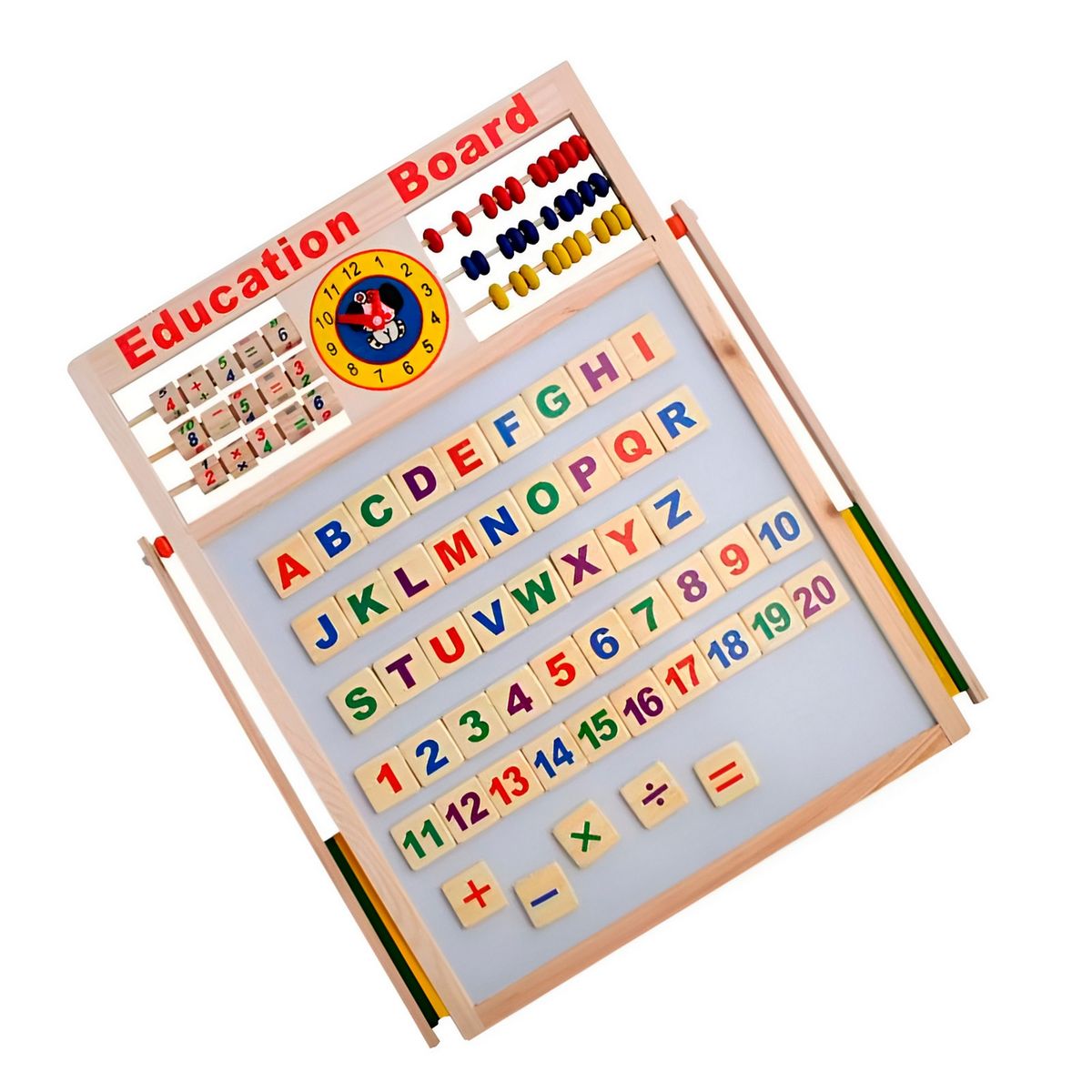 GENERICO - Tablero Didáctico Doble Magnético Aprendizaje Didactico