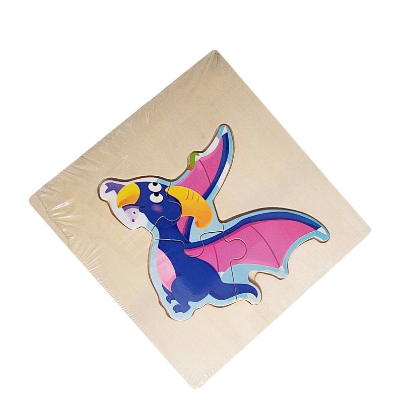 GENERICO - Rompecabeza Madera Figura Color Didactica Aprendizaje Niños