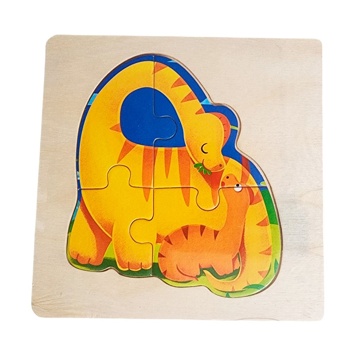 GENERICO - Rompecabeza Madera Figura Color Didactica Aprendizaje Niños