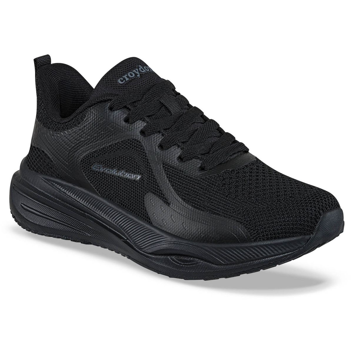 CROYDON - Tenis Running Dorbu Negro-Negro Croydon para Mujer