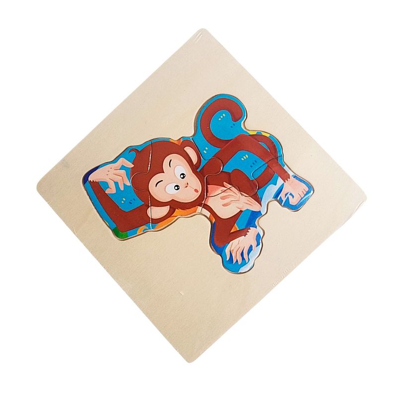 GENERICO - Rompecabeza Madera Figura Color Didactica Aprendizaje Niños