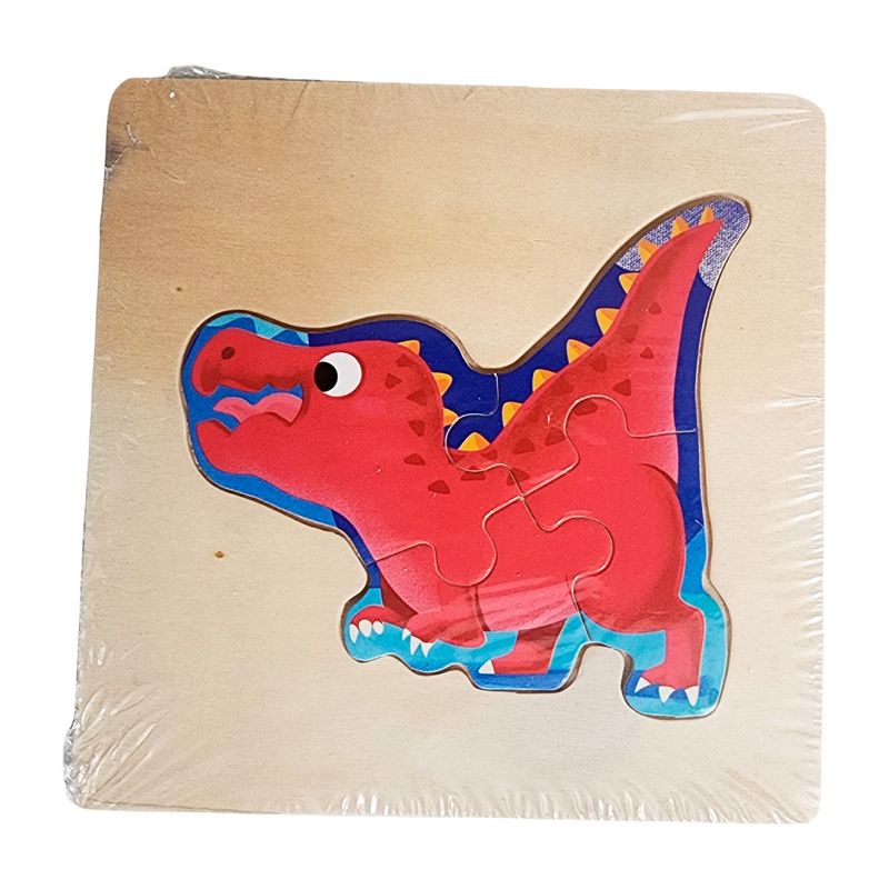 GENERICO - Rompecabeza Madera Figura Color Didactica Aprendizaje Niños