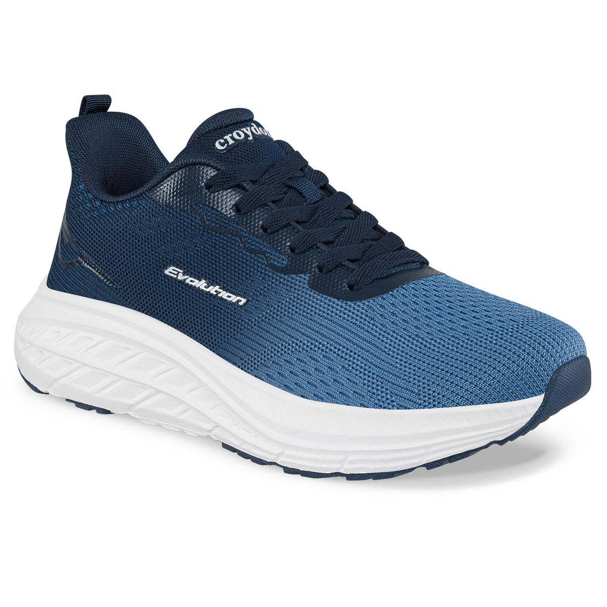 CROYDON - Tenis Running Datil Azul Croydon para Hombre