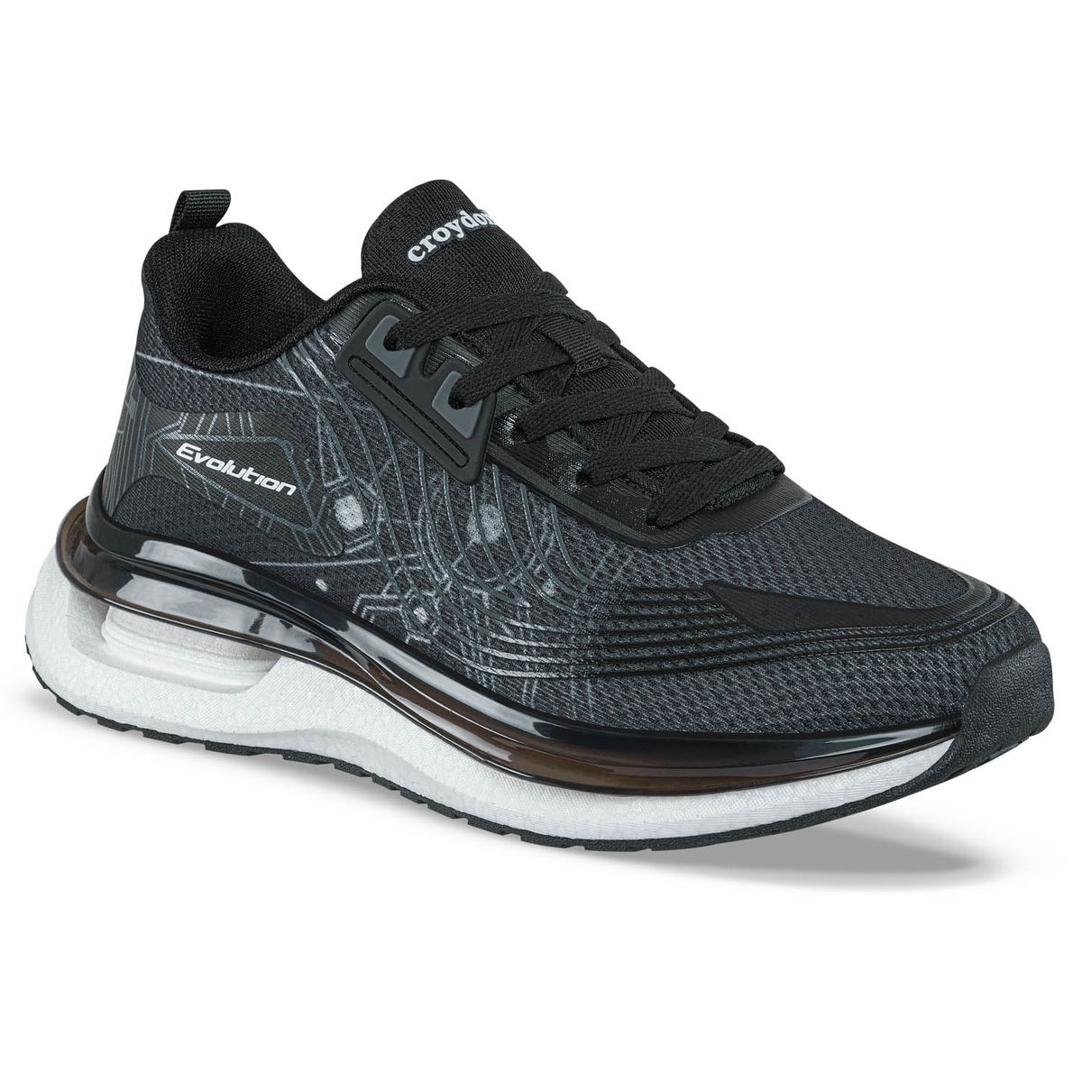 CROYDON - Tenis Running Zydra Negro Croydon para Hombre