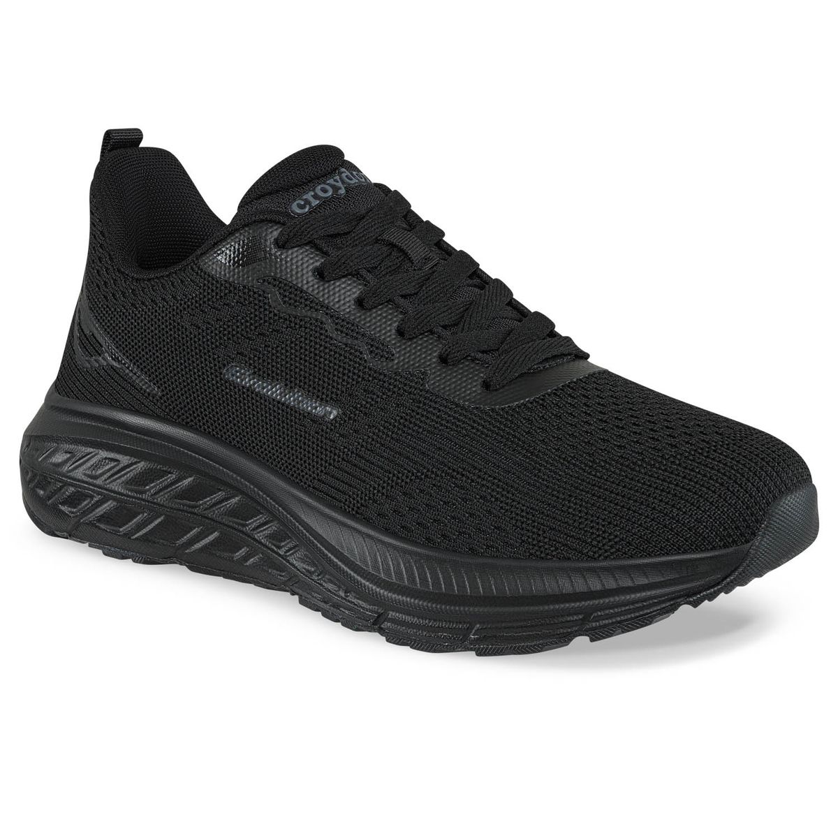 CROYDON - Tenis Running Datil Negro-Negro Croydon para Hombre