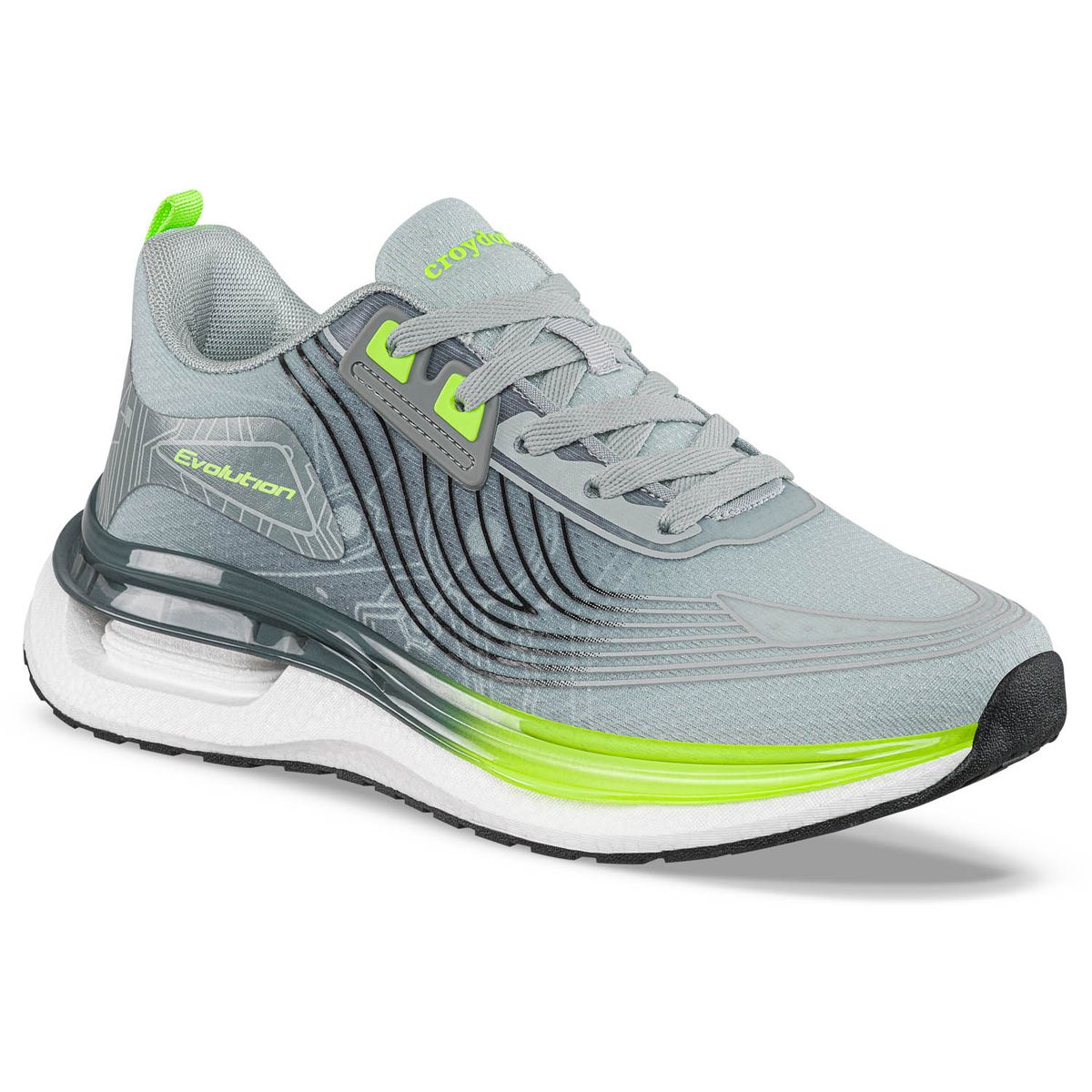 CROYDON - Tenis Running Zydra Gris Croydon para Hombre