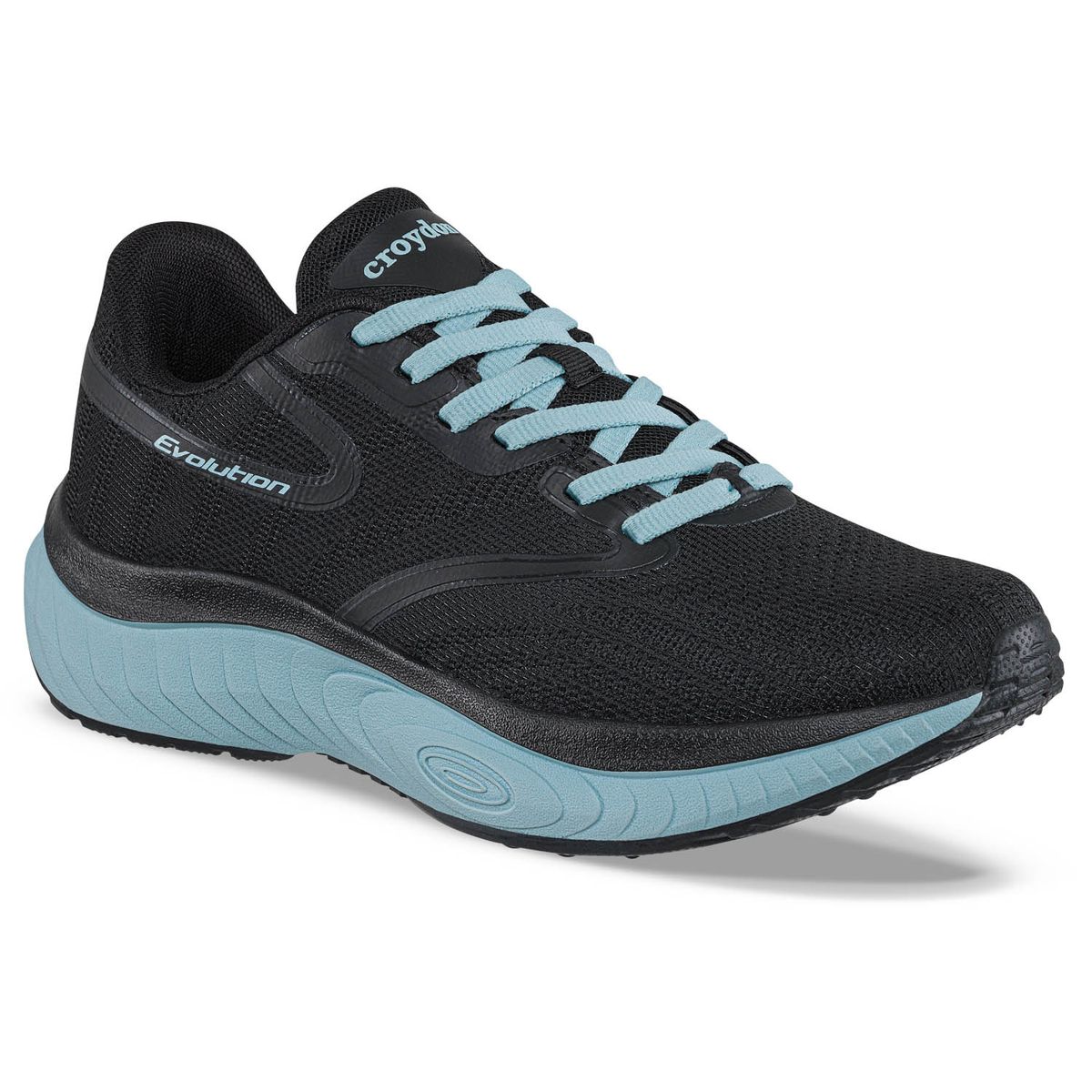 CROYDON - Tenis Running Denser Negro Croydon para Mujer