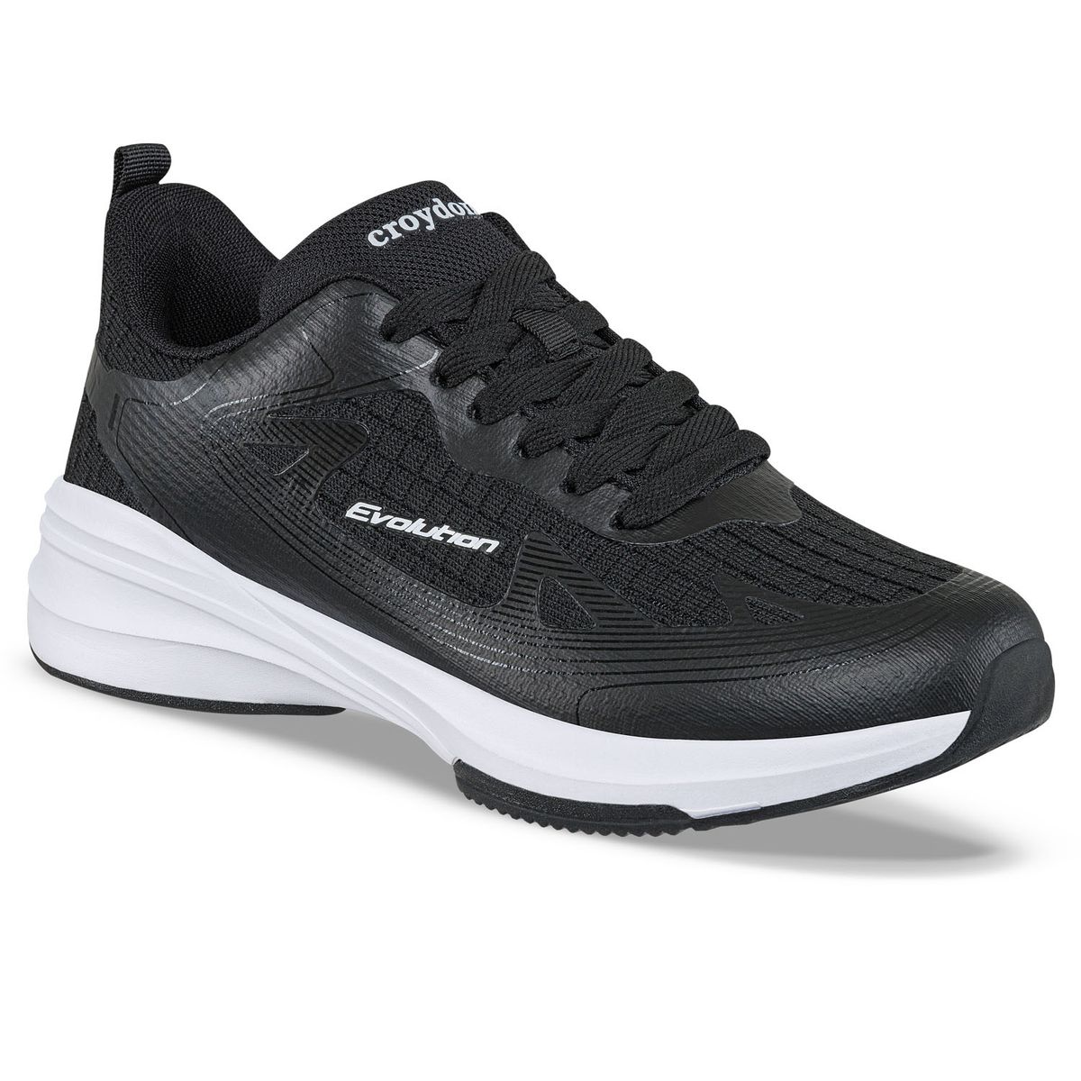 CROYDON - Tenis Running Yuset Negro Croydon para Mujer