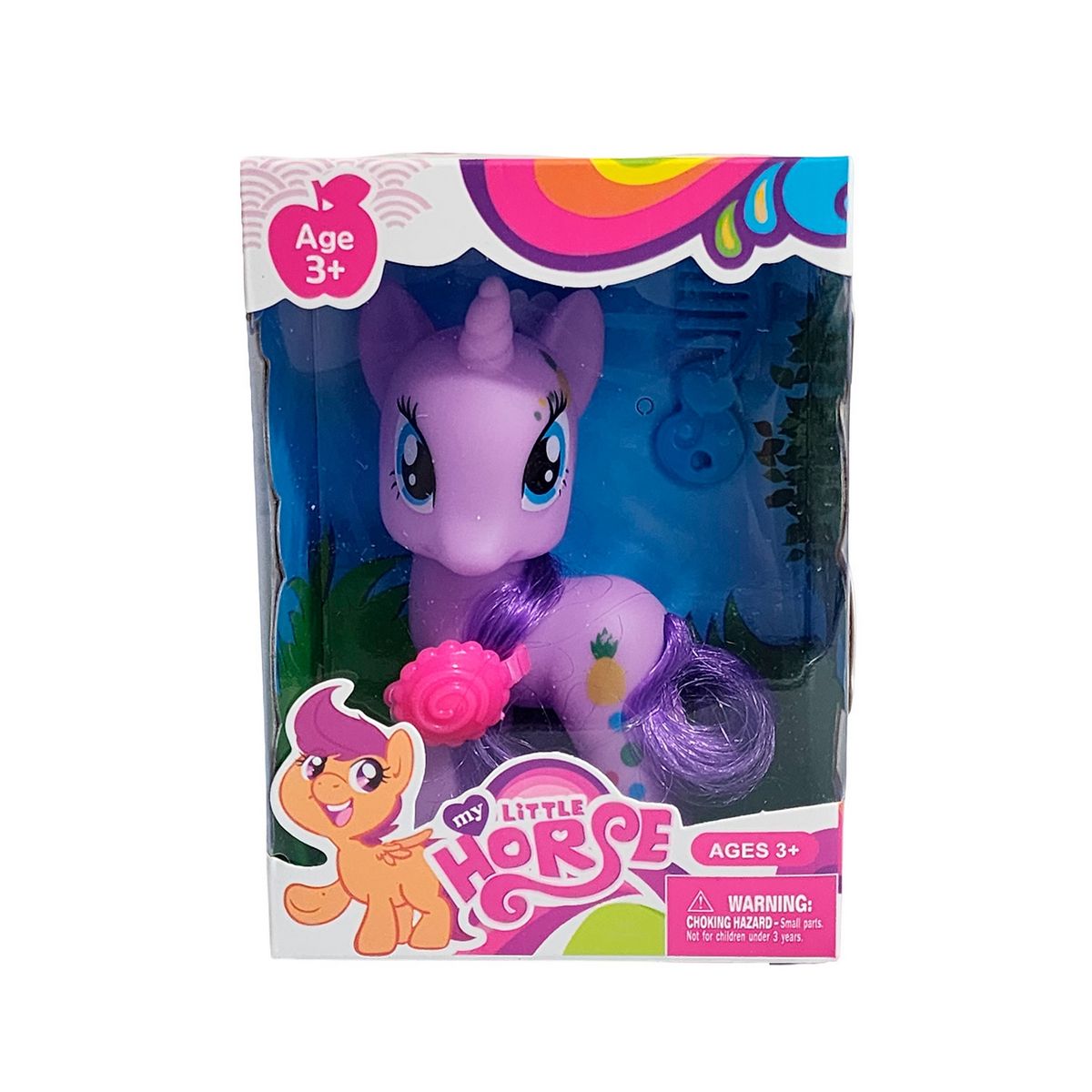 GENERICO - Unicornio Pony Juguete Niñas Interactivo + Peine