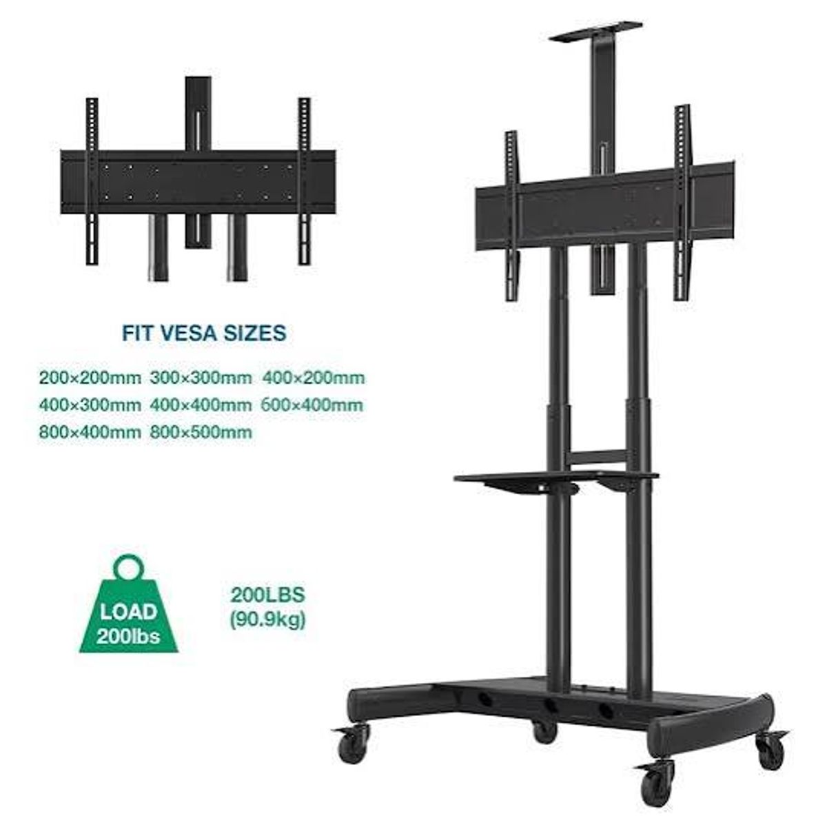 NB NORTH BAYOU - Soporte de piso TV 75-90