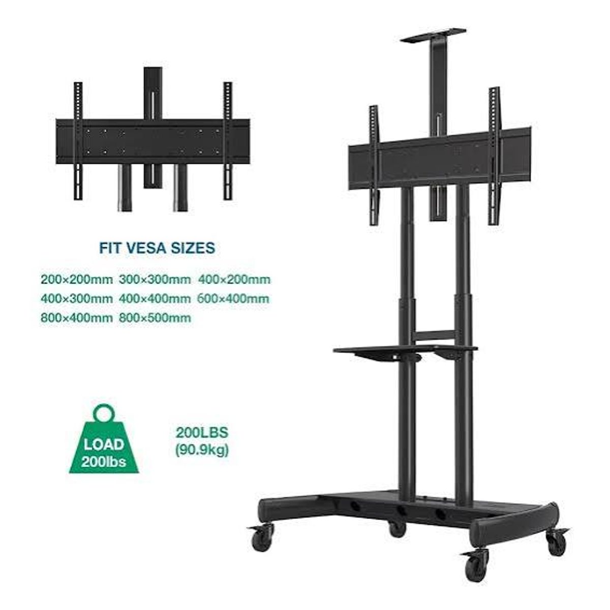 NB NORTH BAYOU - Soporte de piso TV 75-90