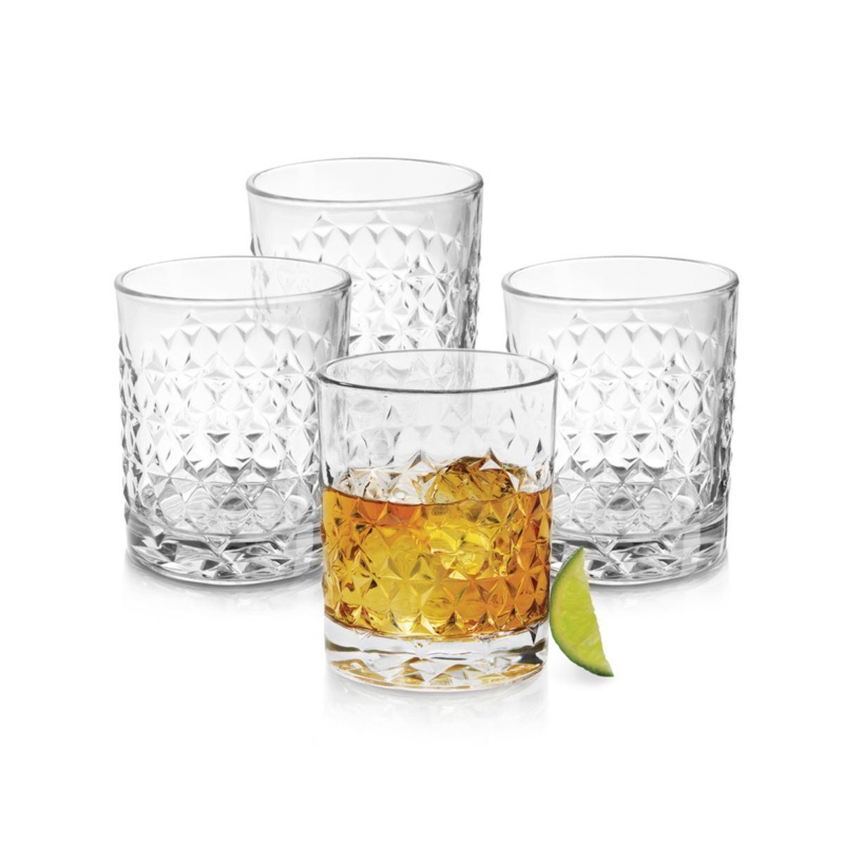 LIBBEY - SET X4 VASOS VIDRIO ORACLE BAJOS DOF 325ML