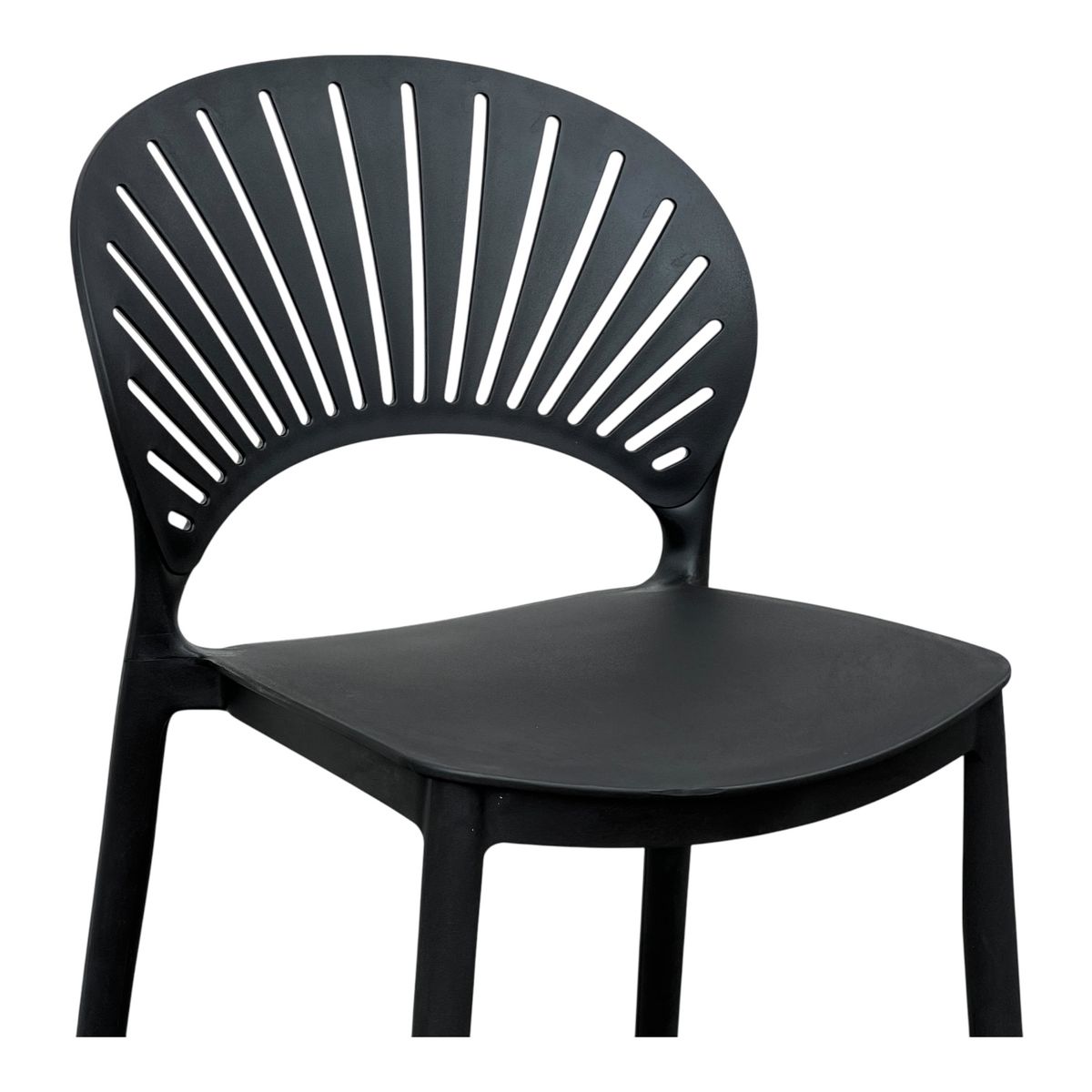 DISTRIONLINE - Butaco Africano Abanico Moderno negro X1