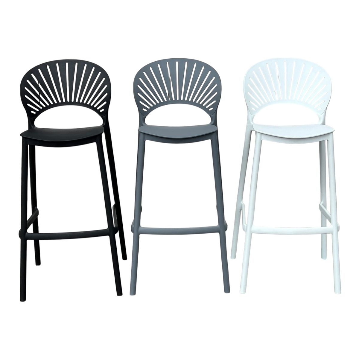 DISTRIONLINE - Butaco Africano Abanico Moderno negro X1