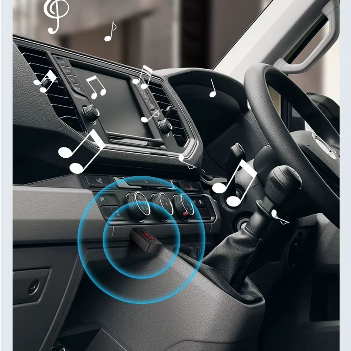 BLUEDIO - Transmisor y receptor de audio Bluetooth inalámbrico USB compatible con llamadas