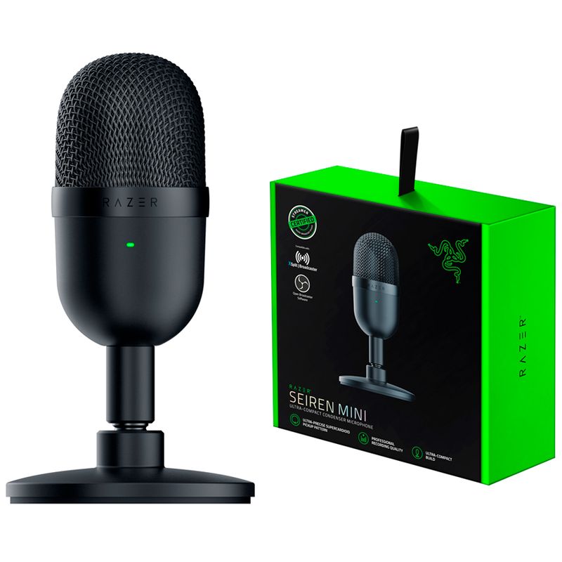 RAZER - Micrófono Gamer Razer Seiren V3 Mini Black
