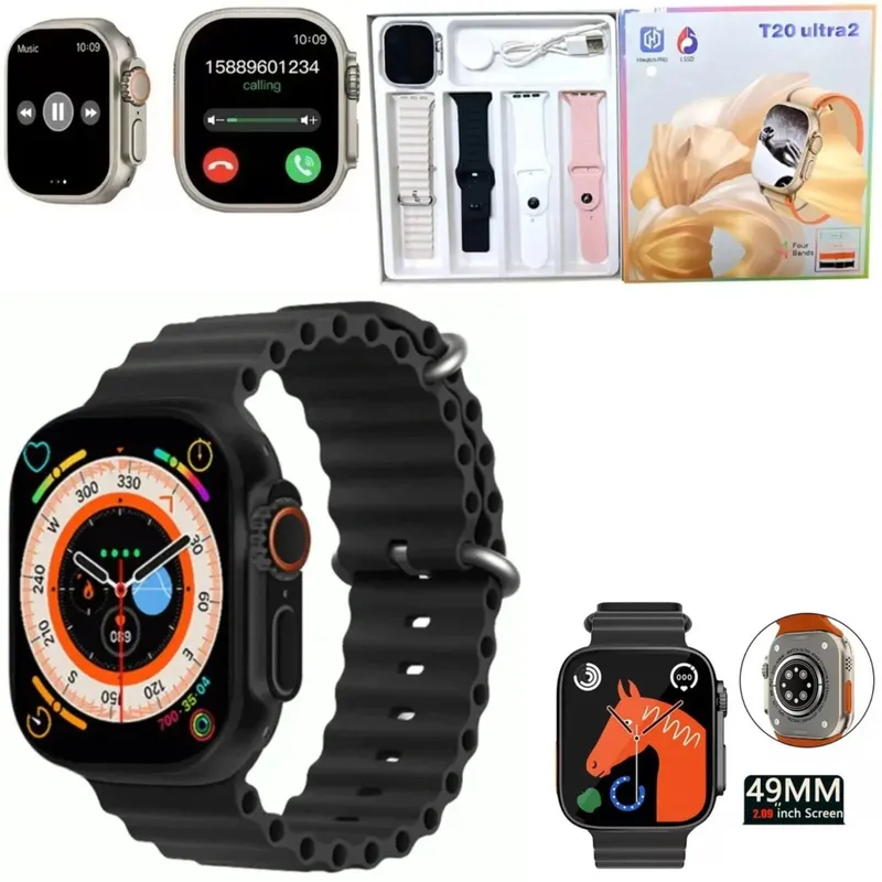 GENERICO - Smartwatch T20 Smartwatch 4 Manillas Smart Watch Reloj Inteligente