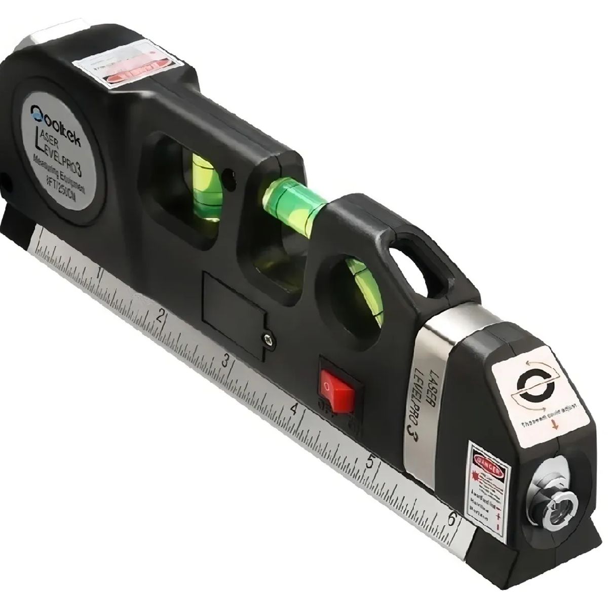 SKY - Laser 3 burbujas cinta métrica regla cruz horizontal vertical