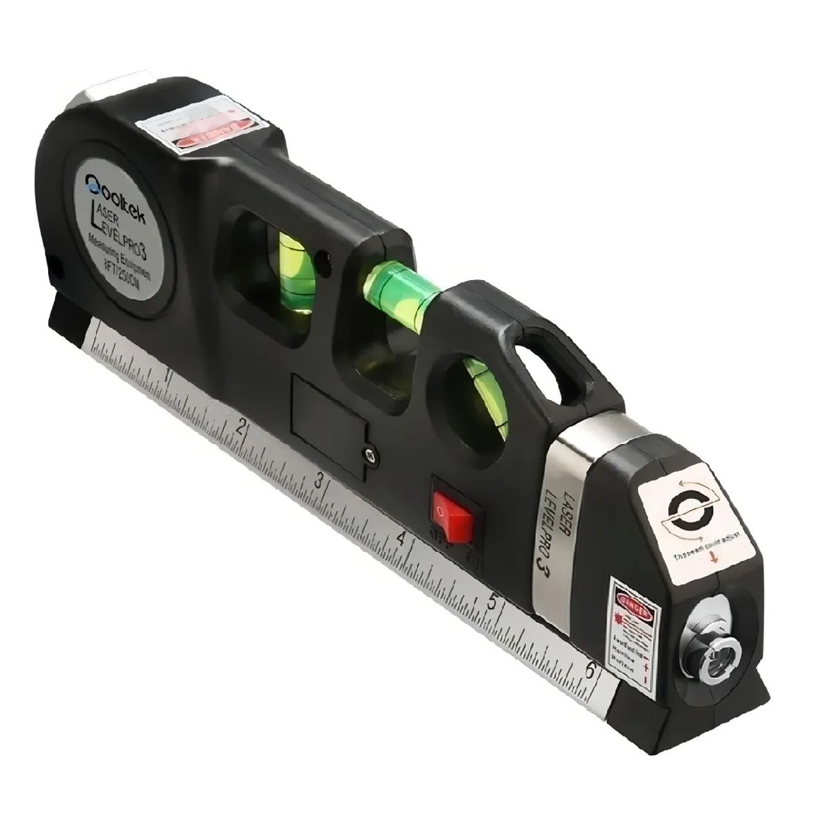 SKY - Laser 3 burbujas cinta métrica regla cruz horizontal vertical