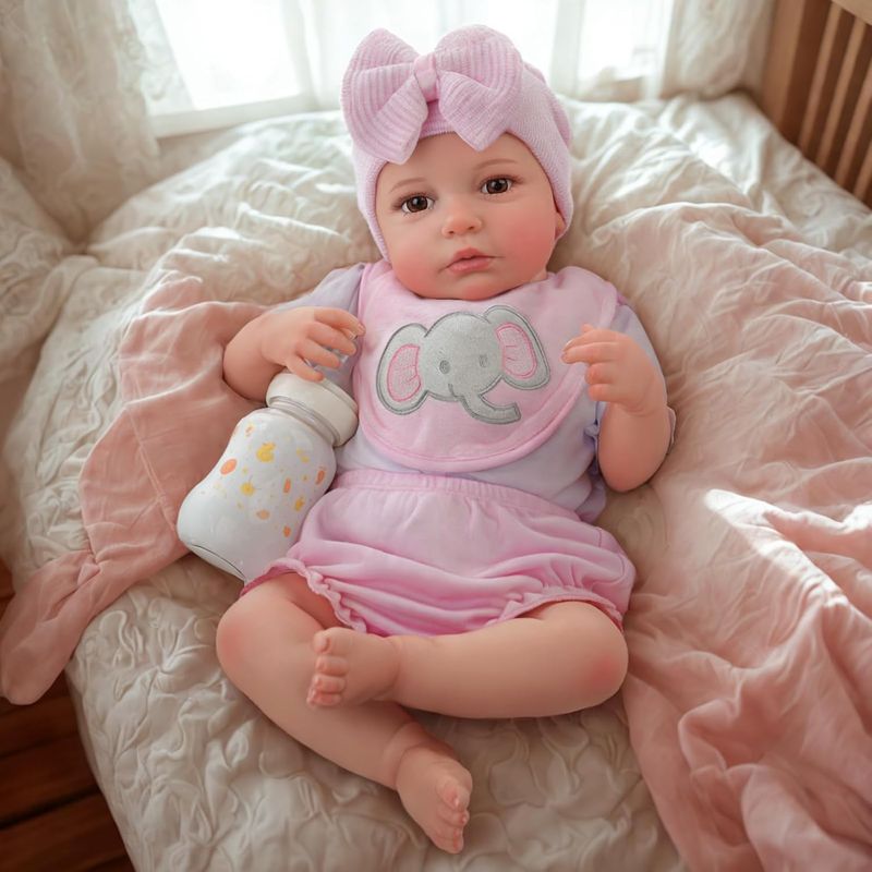 GENERICO - Bebe Reborn Babeside Niña+ Accesorios
