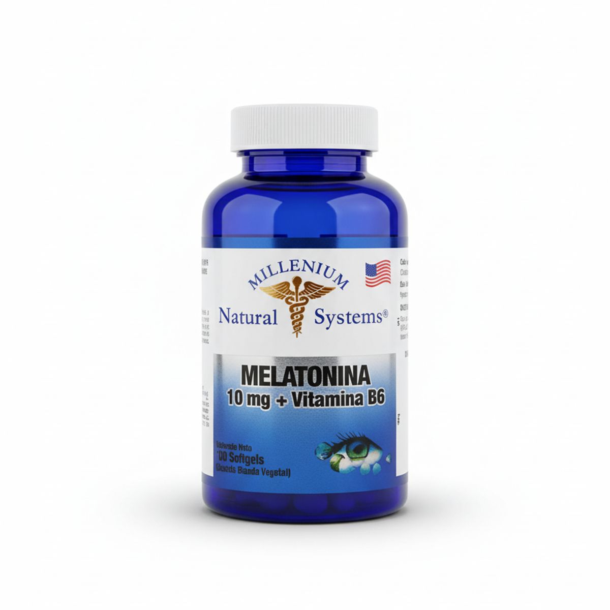NATURAL SYSTEM - SUPLEMENTO MELATONINA + VITAMINA B6 X 100 SOFTGELS