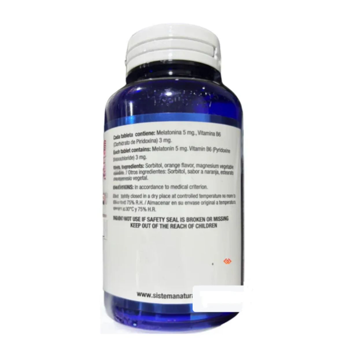 NATURAL SYSTEM - SUPLEMENTO MELATONINA + VITAMINA B6 X 100 SOFTGELS