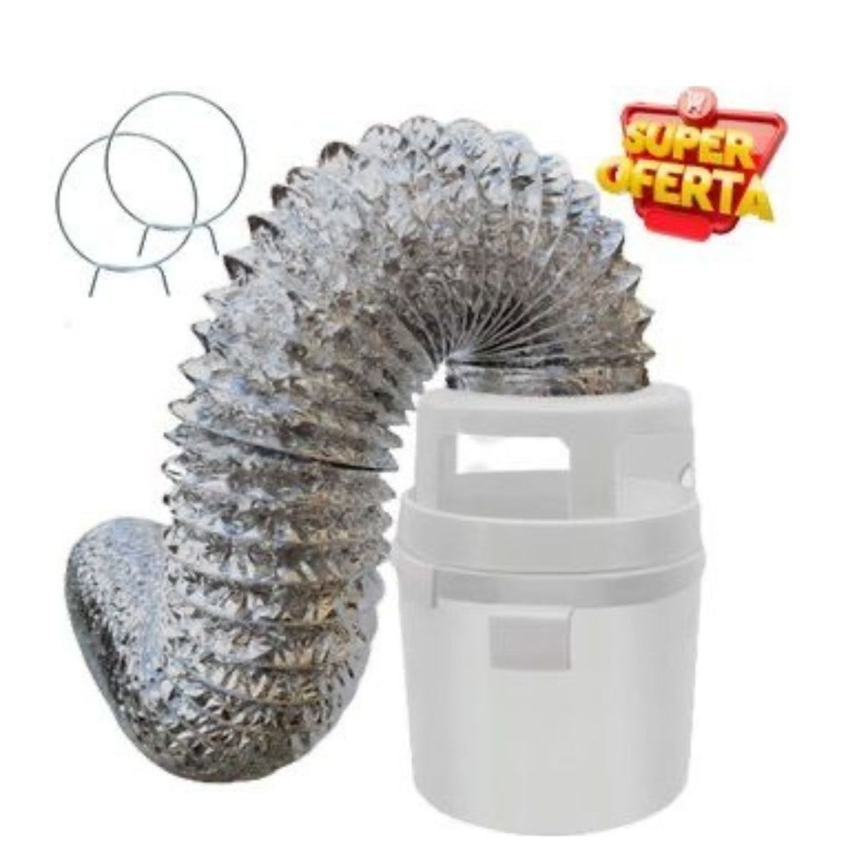 GENERAL - Kit Ventilación Motas Secadoras Tarro Ducto