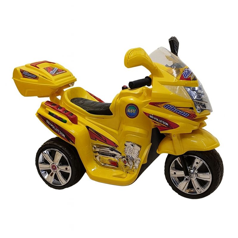 BEBESUNITA - Moto Eléctrica Estilo BMW Sencilla Amarillo
