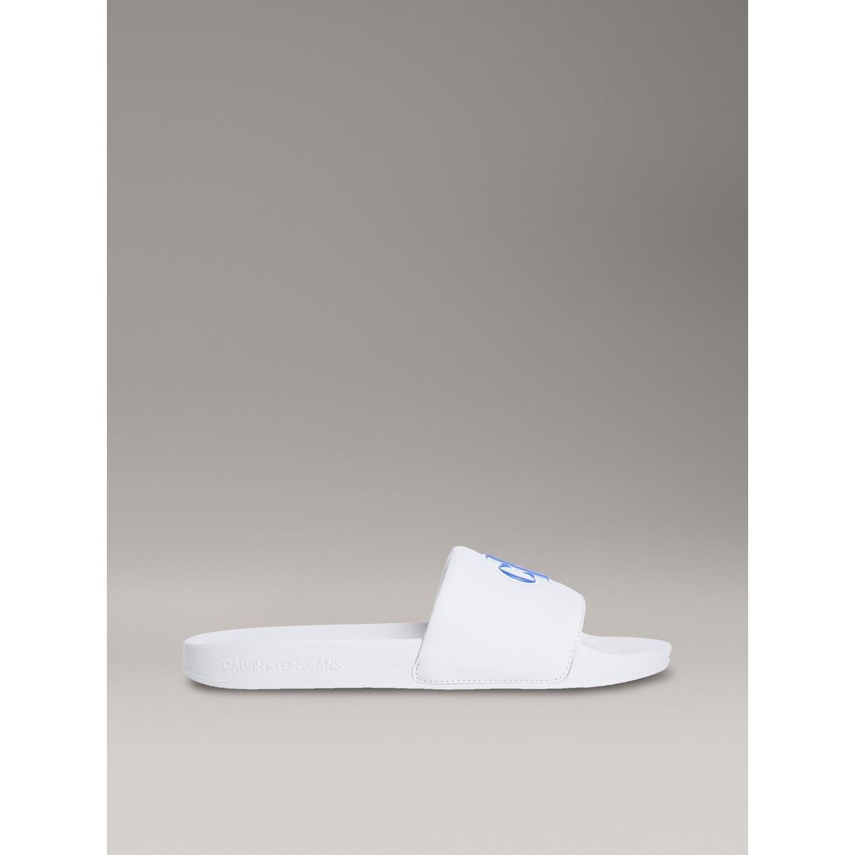 CALVIN KLEIN - Sandalias gris con logo Calvin Klein