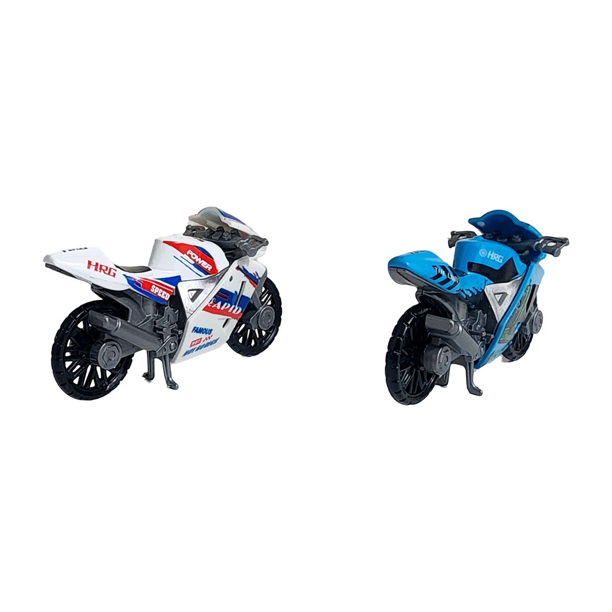 GENERICO - Moto Gp De Carrera De Metal Coleccionable X 4 Unidades