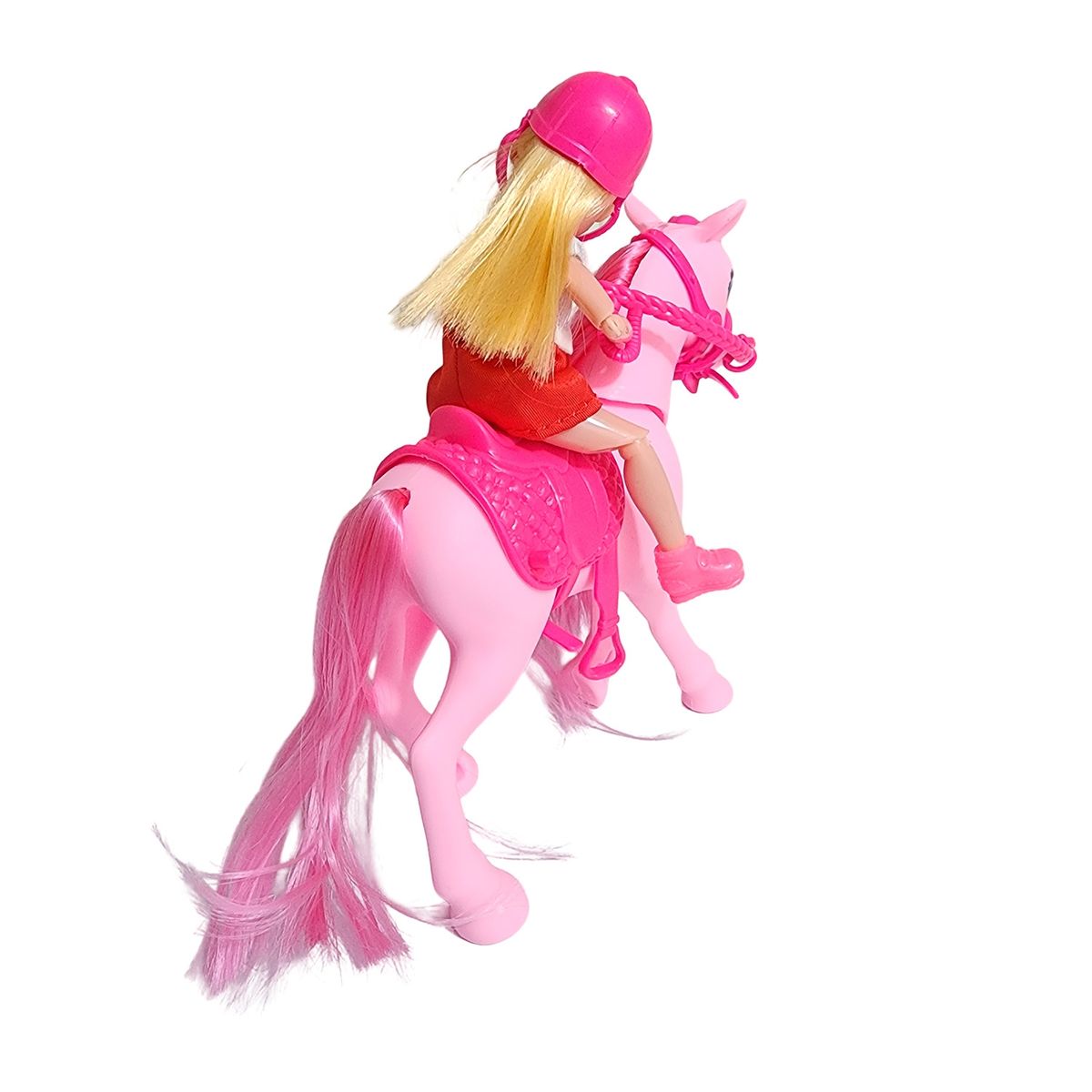 GENERICO - Muñeca Jinete Con Caballo Interactiva Juguete Niñas