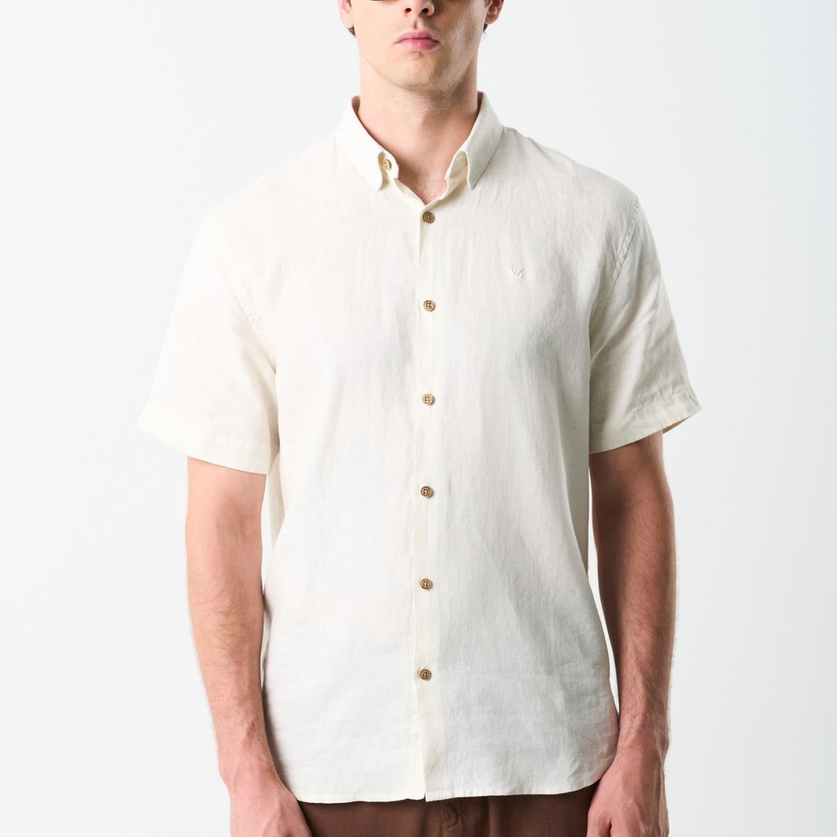 VELEZ - Vélez Camisa Manga Corta Semi Fitted Para Hombre Sevilla Arena