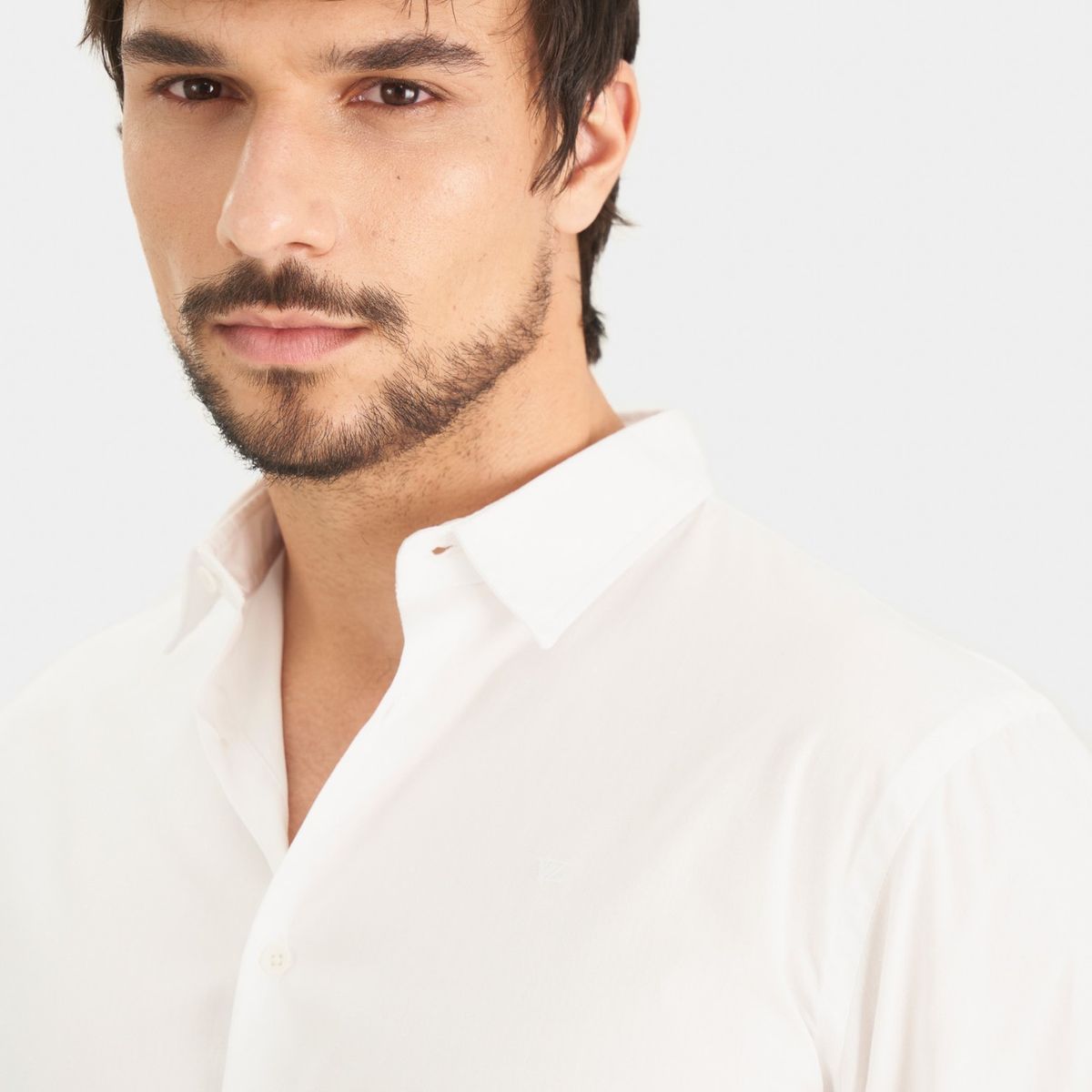 VELEZ - Vélez Camisa En Popelina Para Hombre Semifitted Blanco