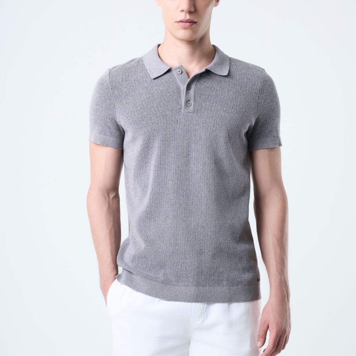 VELEZ - Vélez Bermuda Marfil En Lino Para Hombre Silueta Amplia Blanco