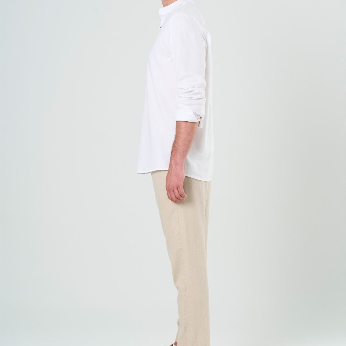 VELEZ - Vélez Camisa Manga Larga Para Hombre Nerú Blanco