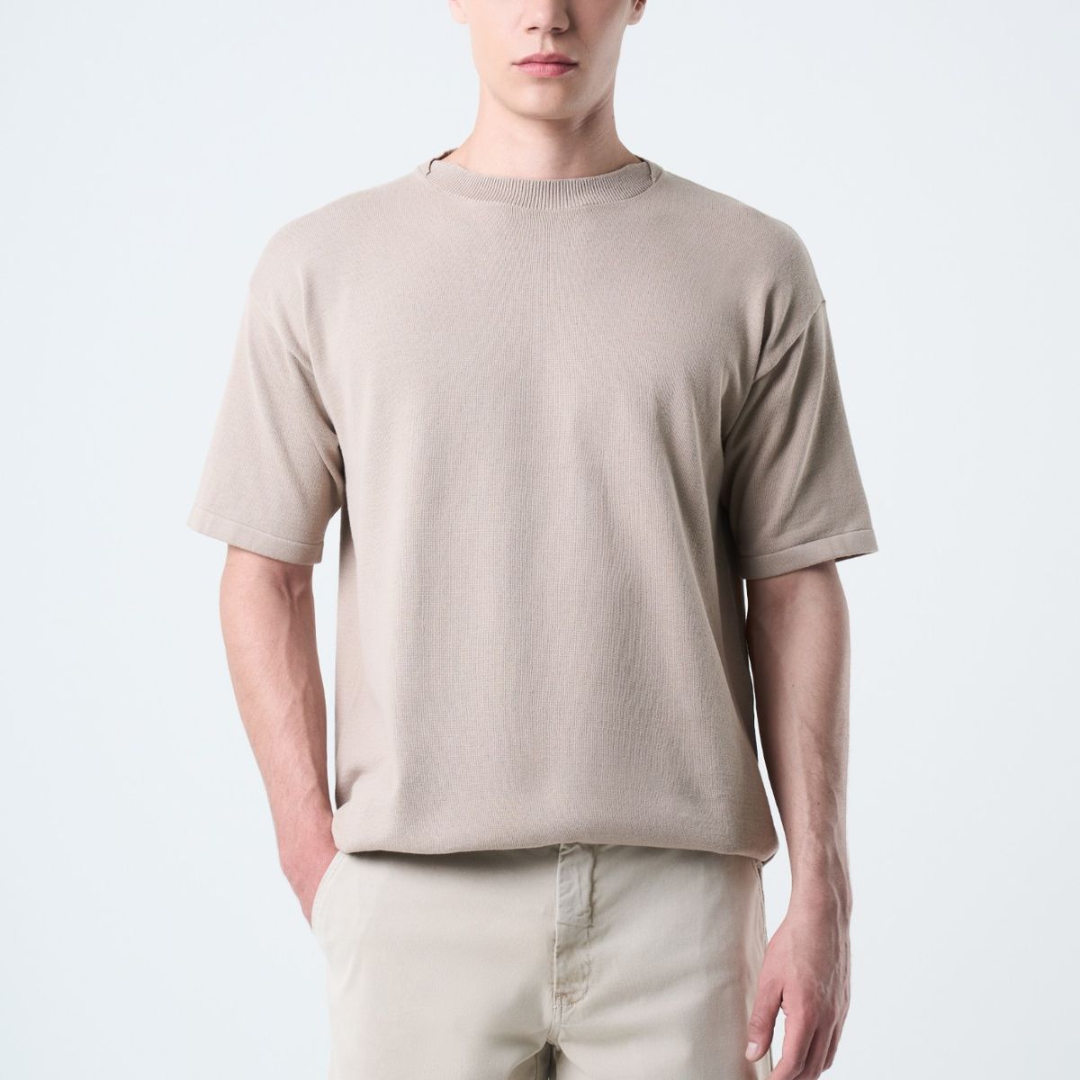 VELEZ - Vélez Bermuda Acacia En Drill Para Hombre Silueta Amplia Crema