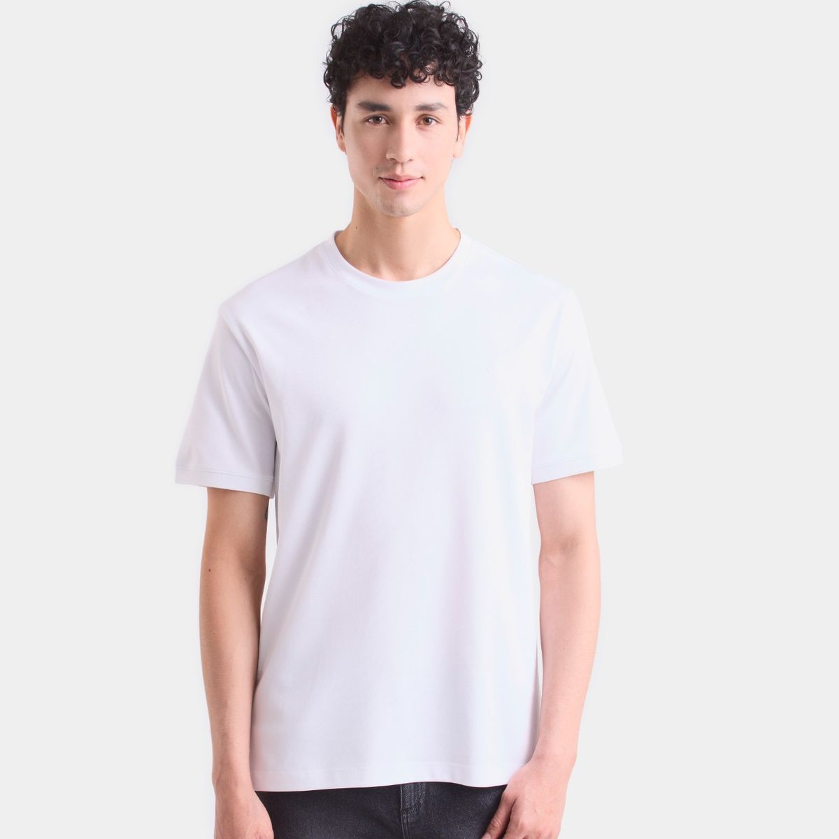 VELEZ - Vélez Camiseta Micropima Arizona Para Hombre Semi Ajustada Blanco