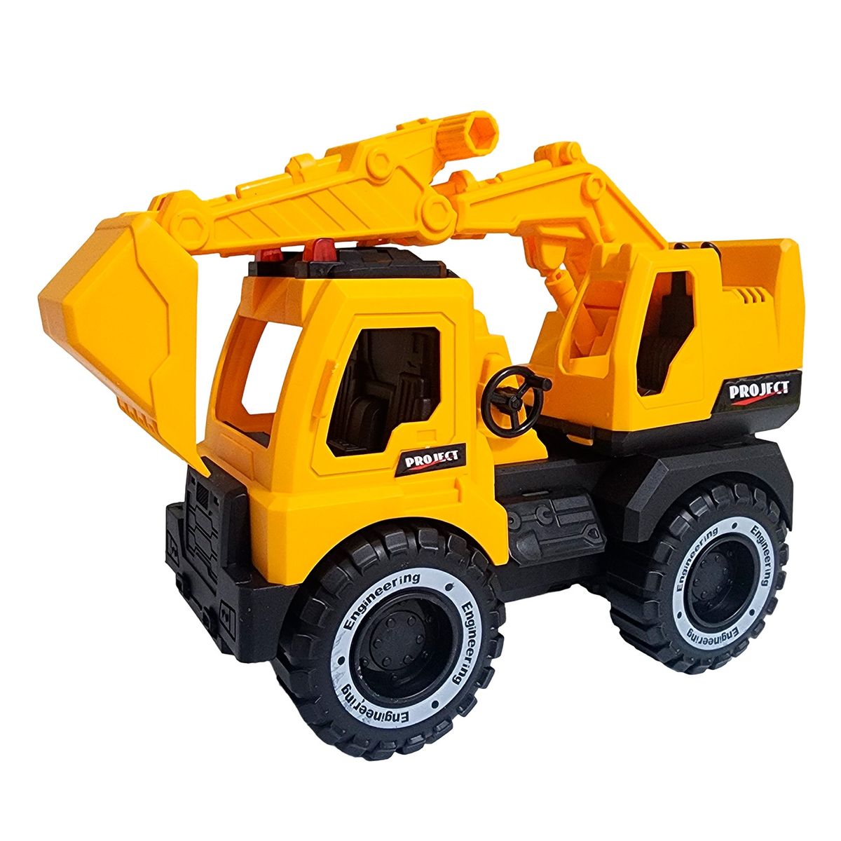 GENERICO - Camion Carro Retroexcavadora Juguete Realista Interactivo