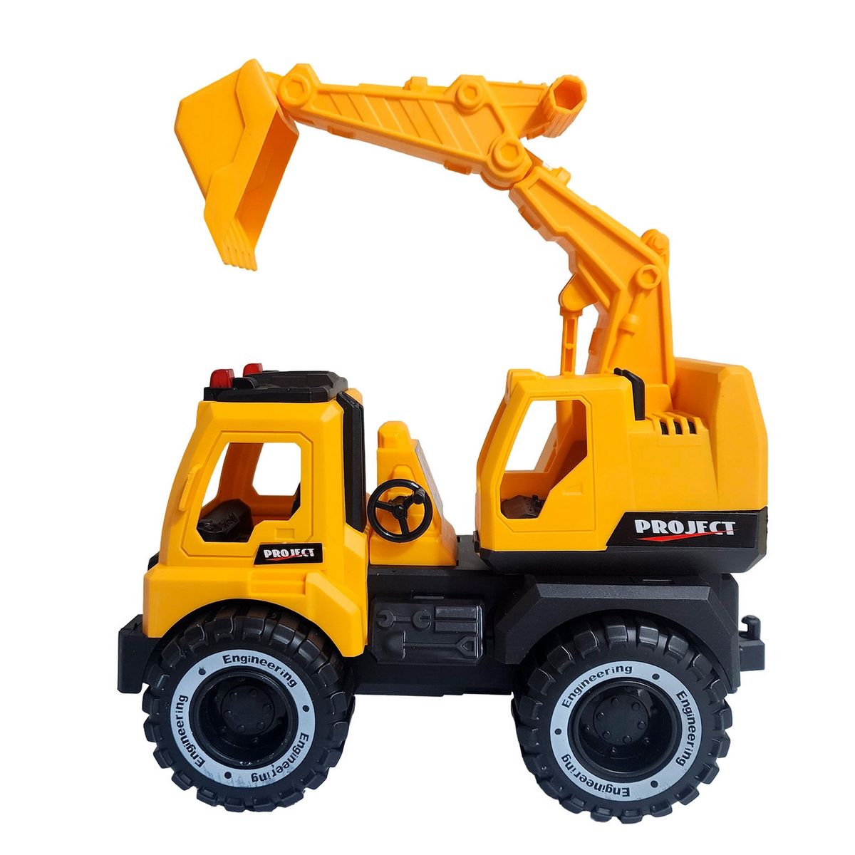 GENERICO - Camion Carro Retroexcavadora Juguete Realista Interactivo