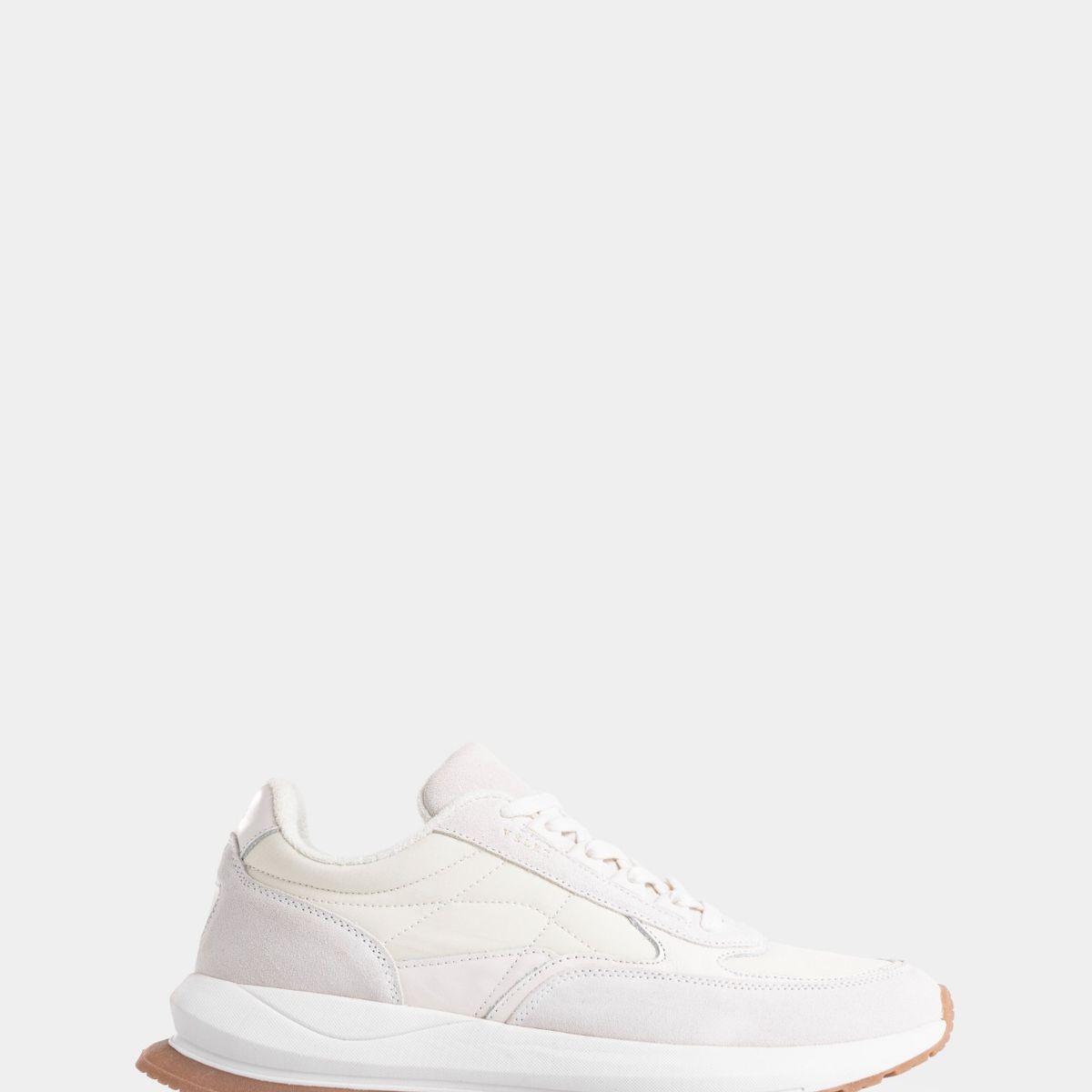 VELEZ - Vélez Tenis Castor Cuero Y Textil Hombre Apariencia Deportiva Blanco