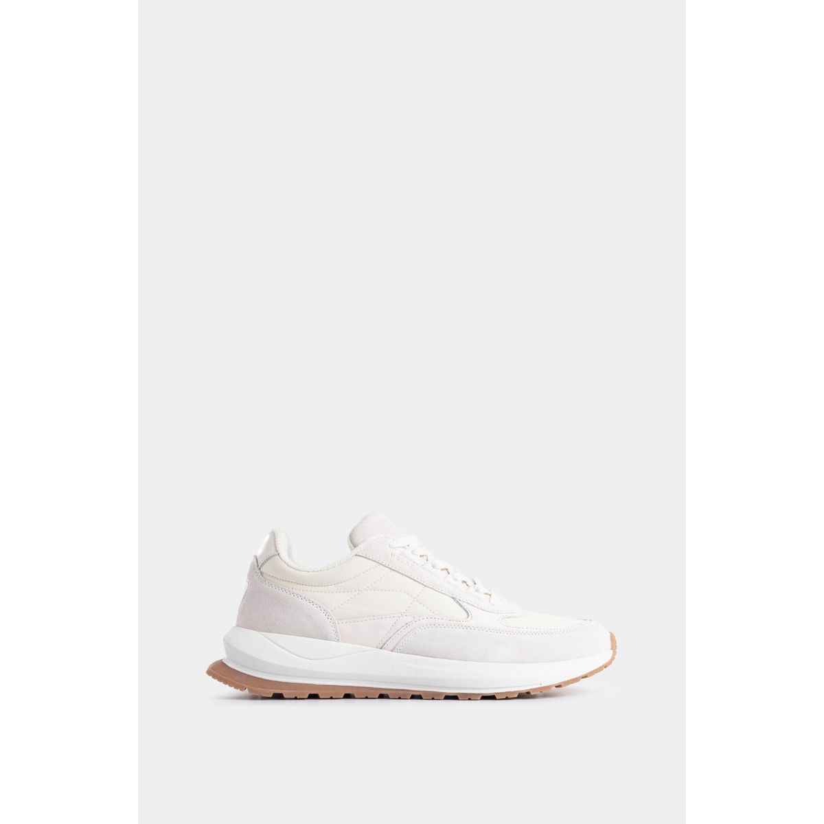 VELEZ - Vélez Tenis Castor Cuero Y Textil Hombre Apariencia Deportiva Blanco