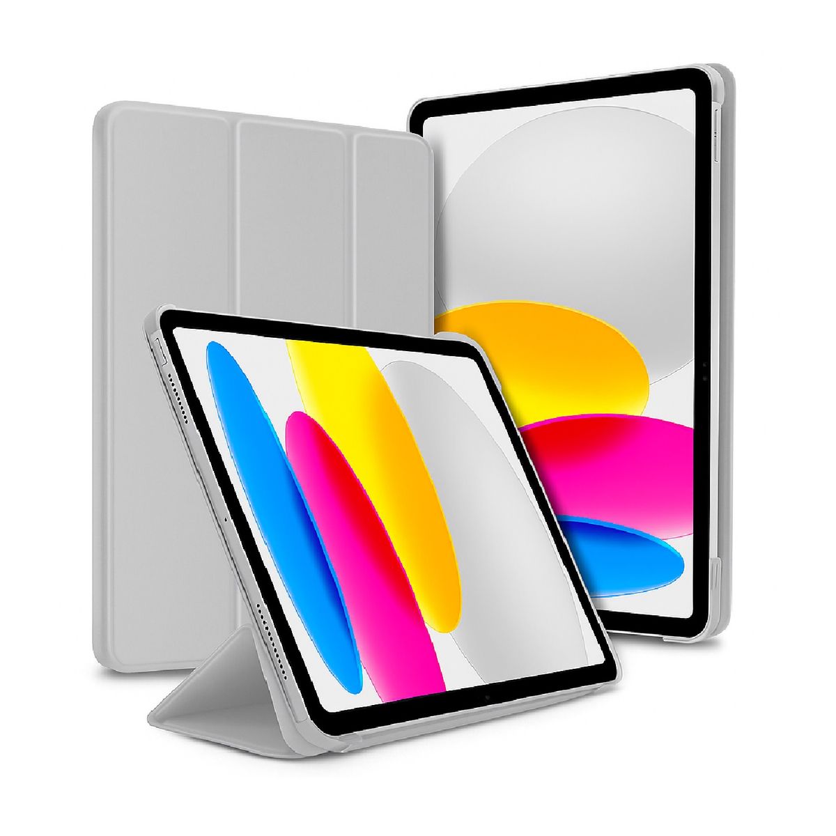 GENERICO - Estuche Protector Smart Case Para Ipad 11 A16 2025 Color Gris