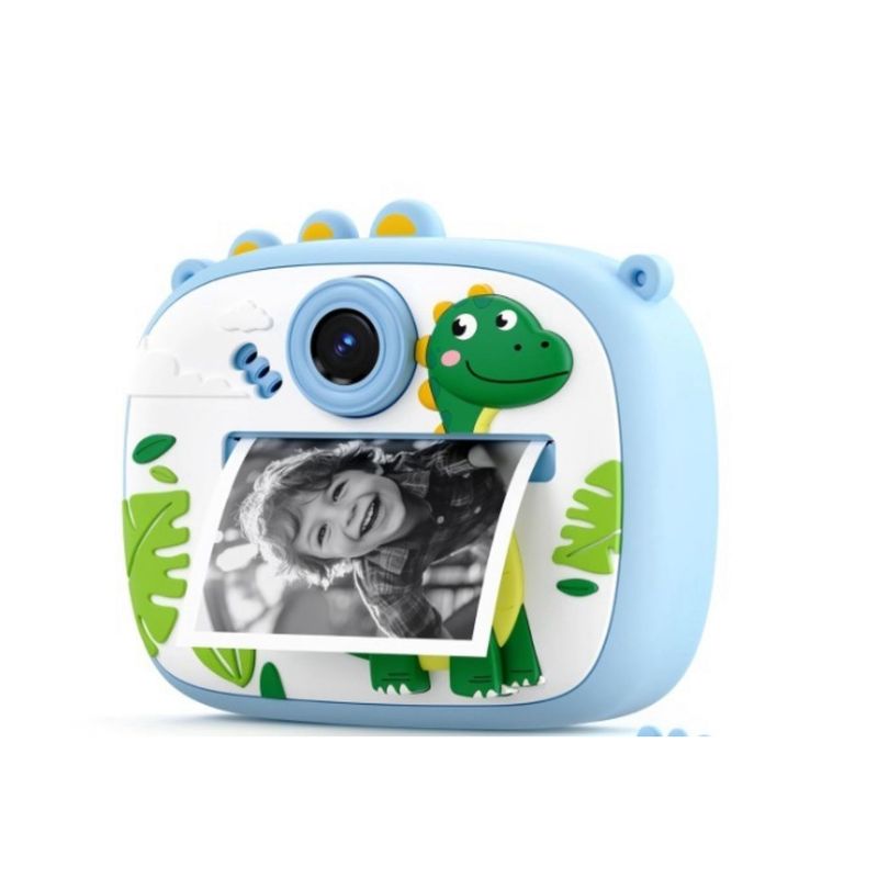 OEM - Cámara Digital Fotografica Infantil Dinosaurio Instantánea para Niños