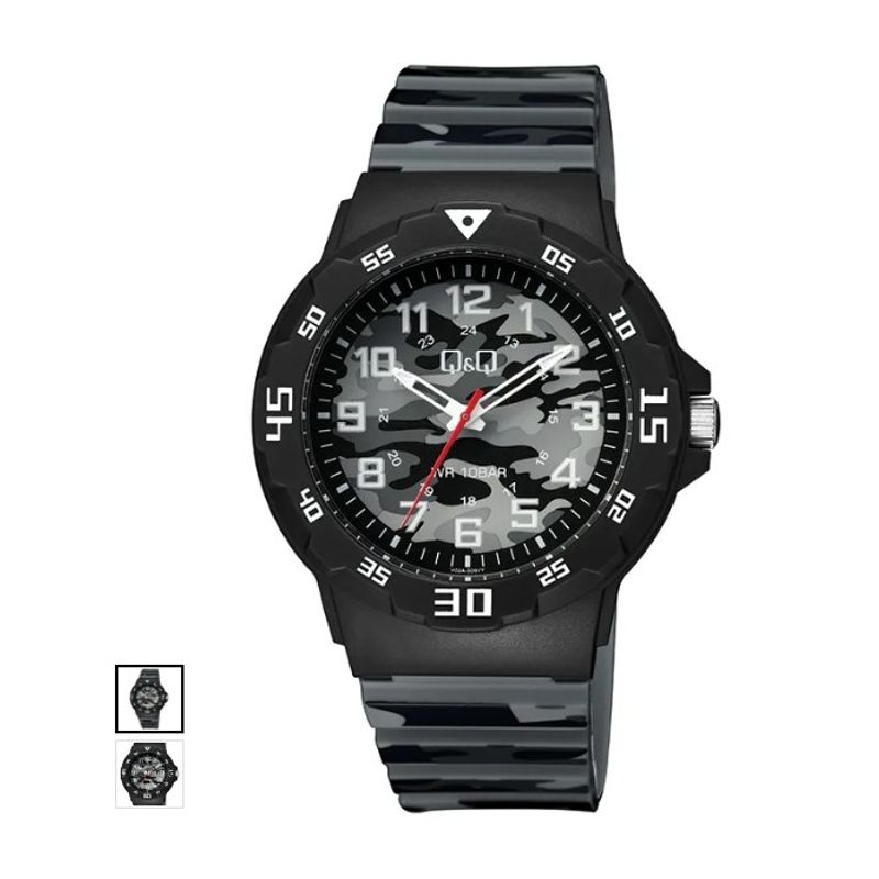 Q AND Q - Reloj Qyq Hombre v02a-009vy Sumergible Original Certificado