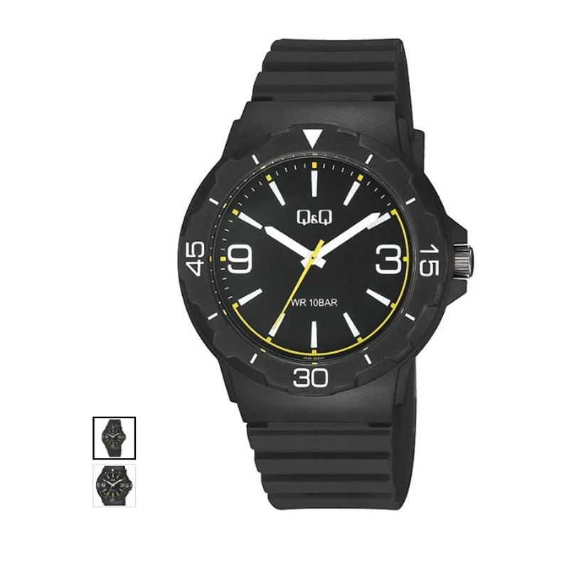 Q AND Q - Reloj Qyq Hombre v02a-002vy Sumergible Original Certificado