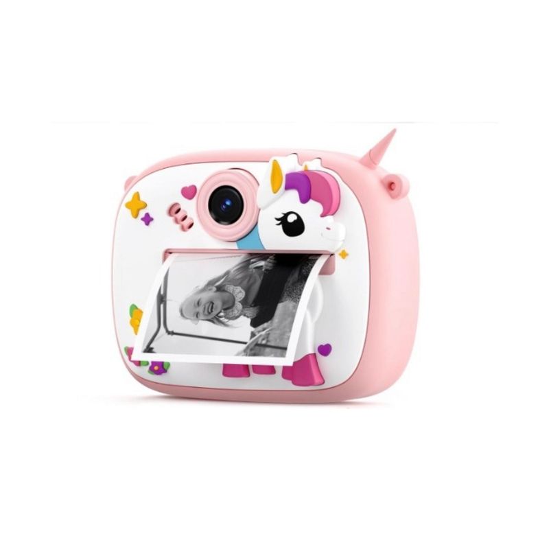 OEM - Cámara Digital Fotografica Infantil Unicornio Instantánea para Niños