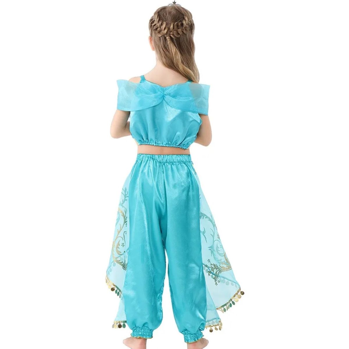 GENERICO - Disfraz Jazmin niña talla 8 disfraz princesa Jasmine