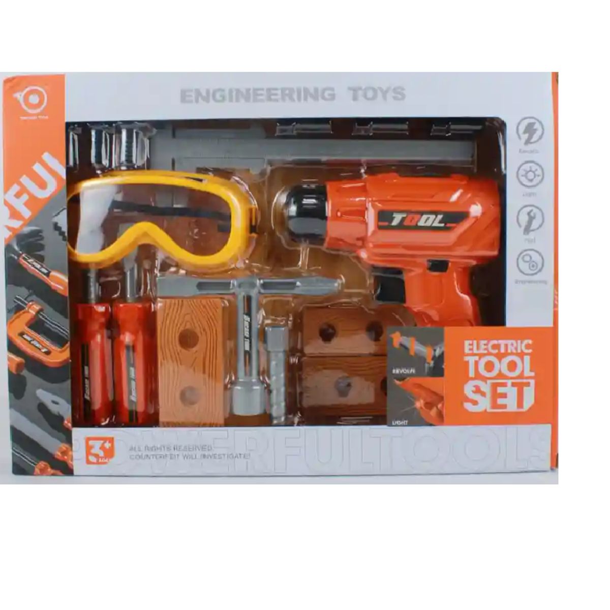 GENERICO - SET DE HERRAMIENTAS DE JUGUETE APTO PARA NIÑOS +3 AÑOS